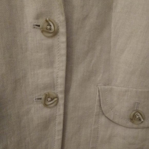 Y2K Vintage Mexx 100% Cotton Natural Blazer - Picture 4 of 8